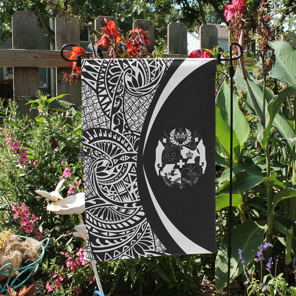 Tonga Garden Flag Lauhala Circle White