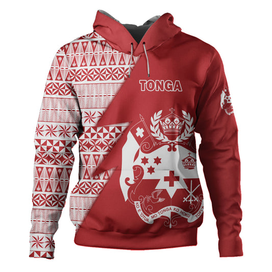 Tonga Custom Personalised Hoodie Flash Style