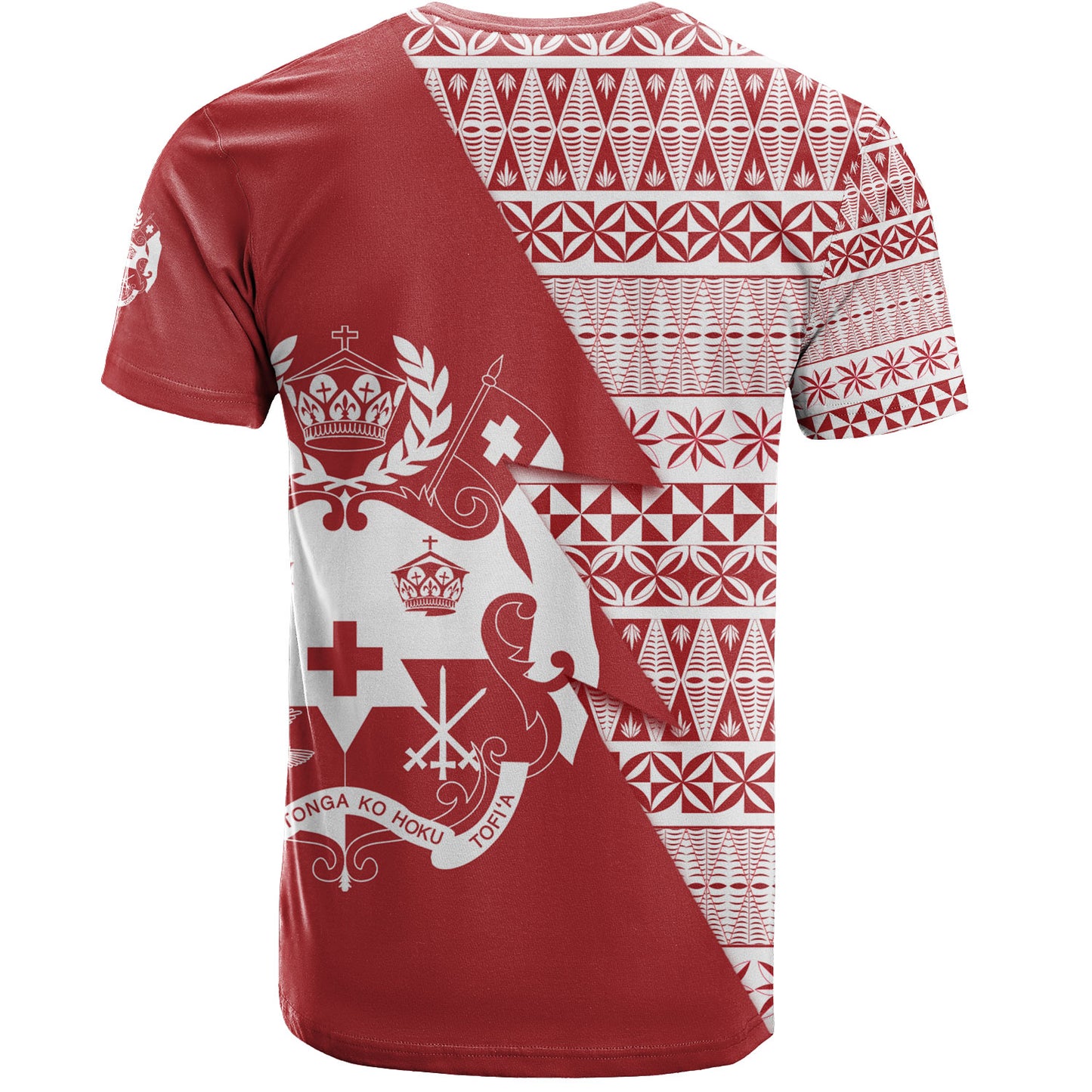 Tonga Custom Personalised T-Shirt Flash Style