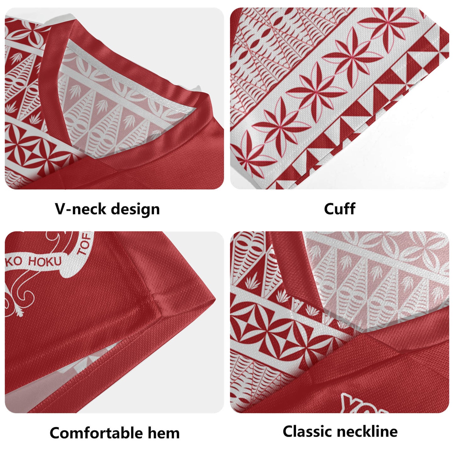 Tonga Custom Personalised Rugby Jersey Flash Style