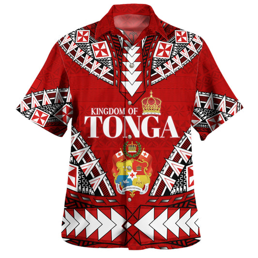 Tonga Hawaiian Shirt Kingdom Of Tonga Tribal Patterns