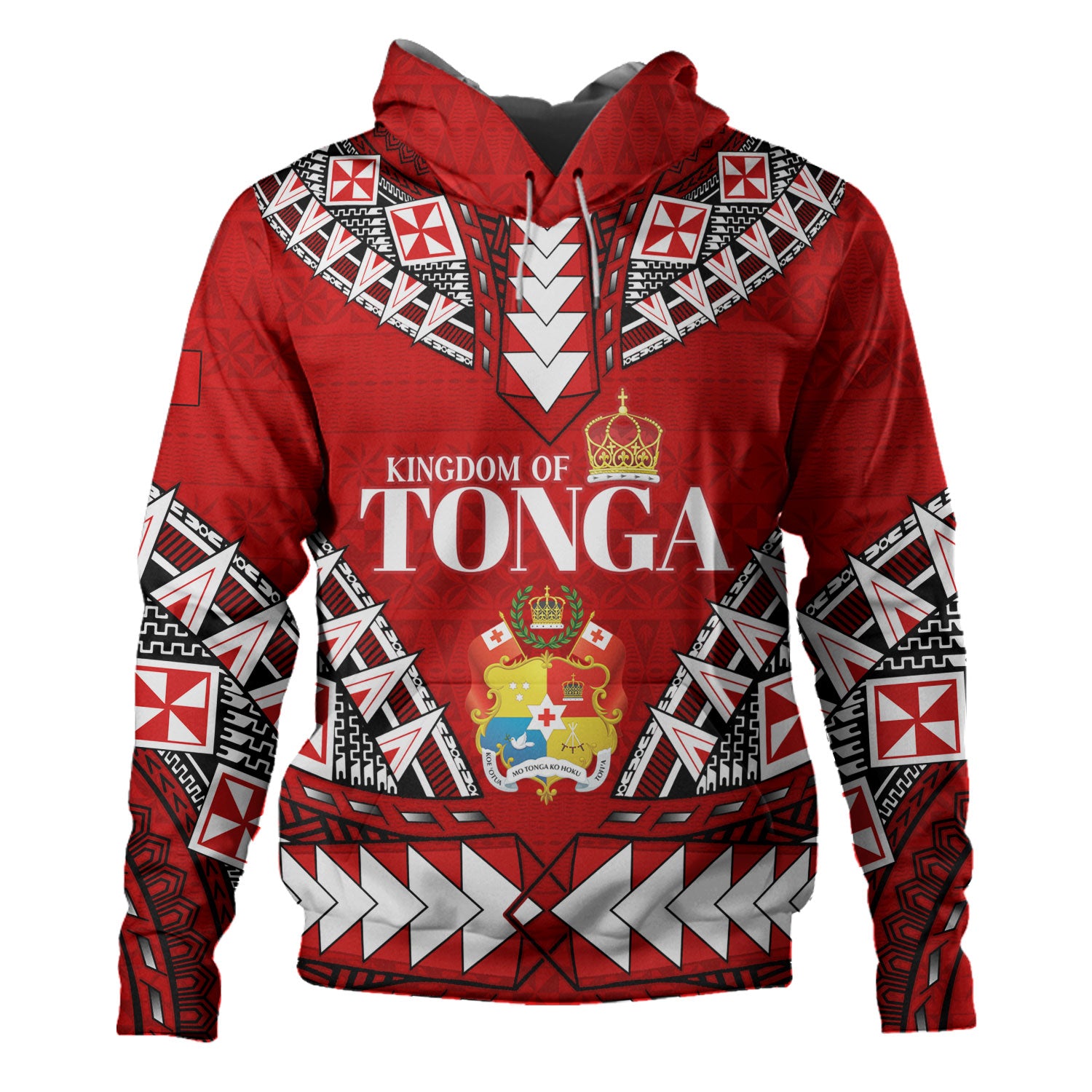 Tonga Hoodie Kingdom Of Tonga Tribal Patterns
