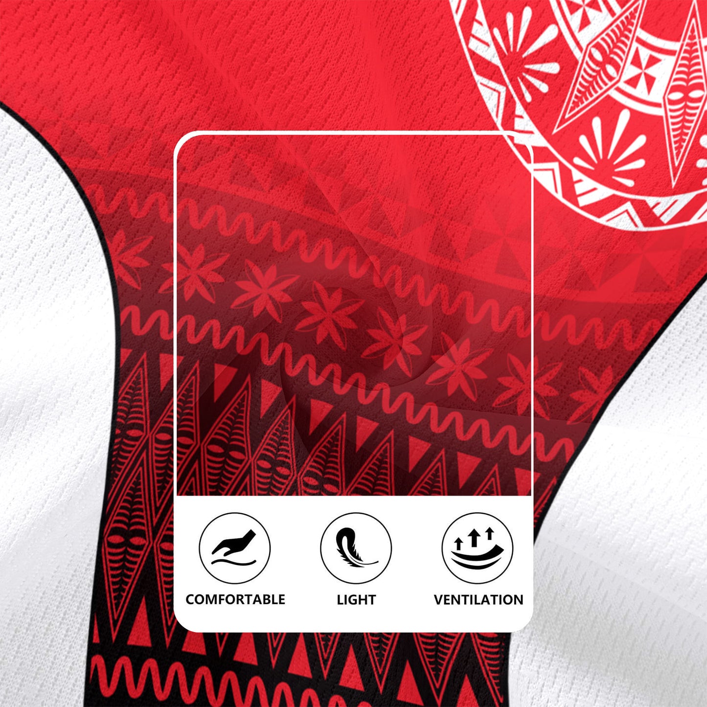 Tonga Custom Personalised Rugby Jersey Map Tongan Ngatu Gradient Style