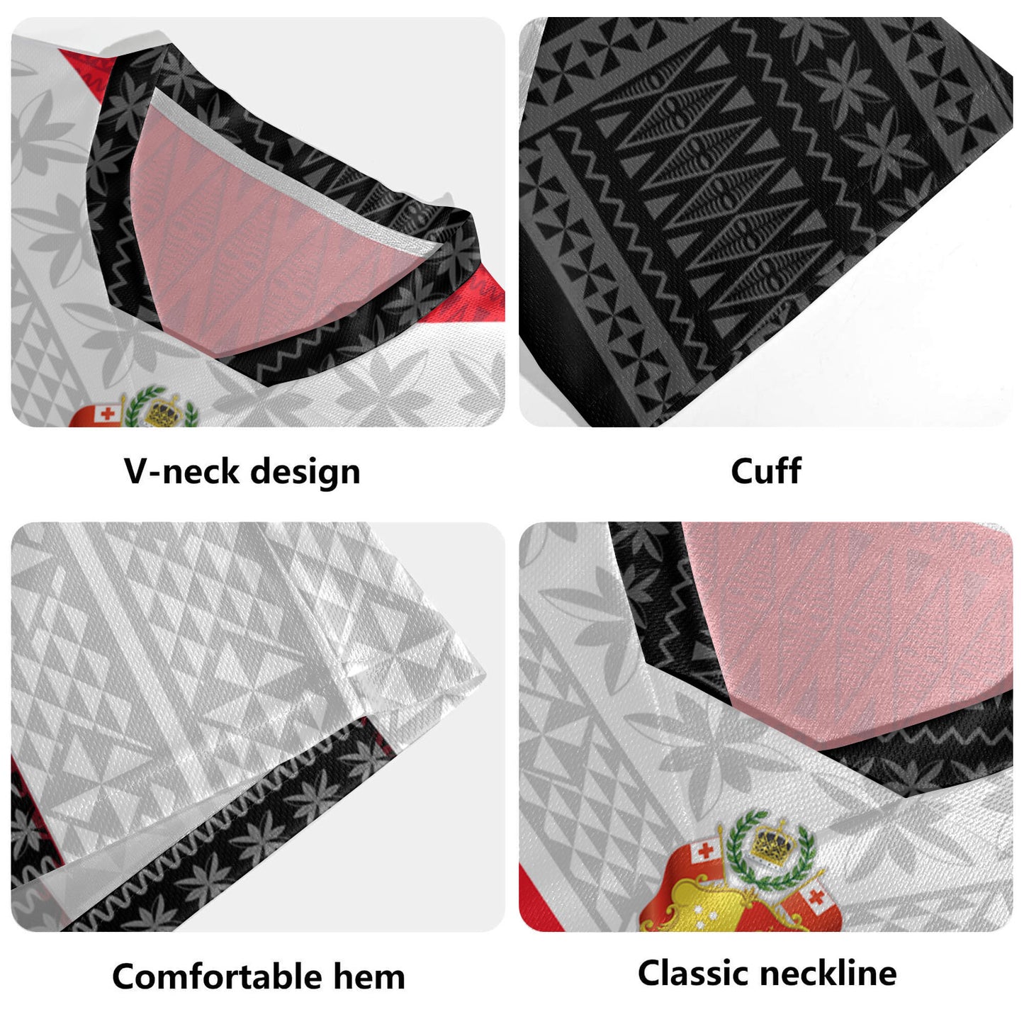 Tonga Custom Personalised Rugby Jersey Mate Ma'a Tonga Ngatu Patterns
