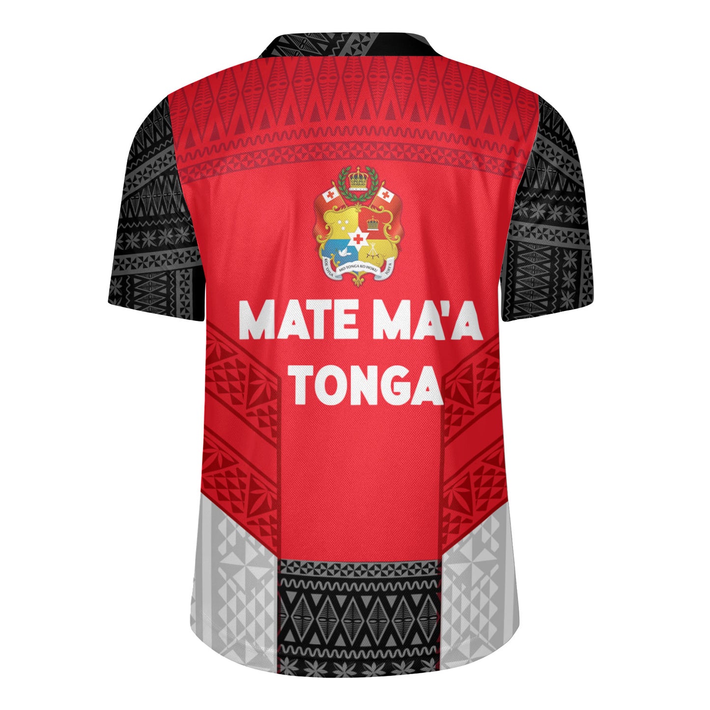 Tonga Custom Personalised Rugby Jersey Mate Ma'a Tonga Ngatu Patterns