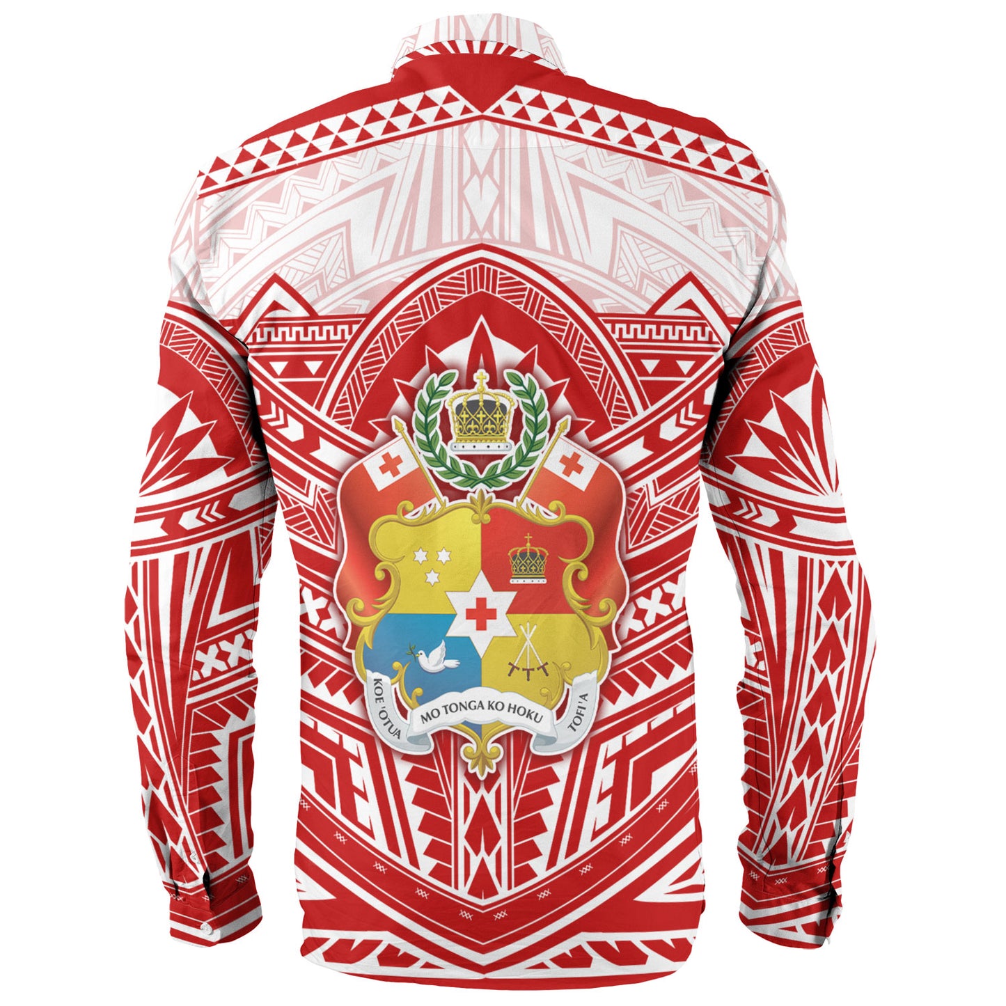 Tonga Long Sleeve Shirt Seal Tribal Flag Color Design