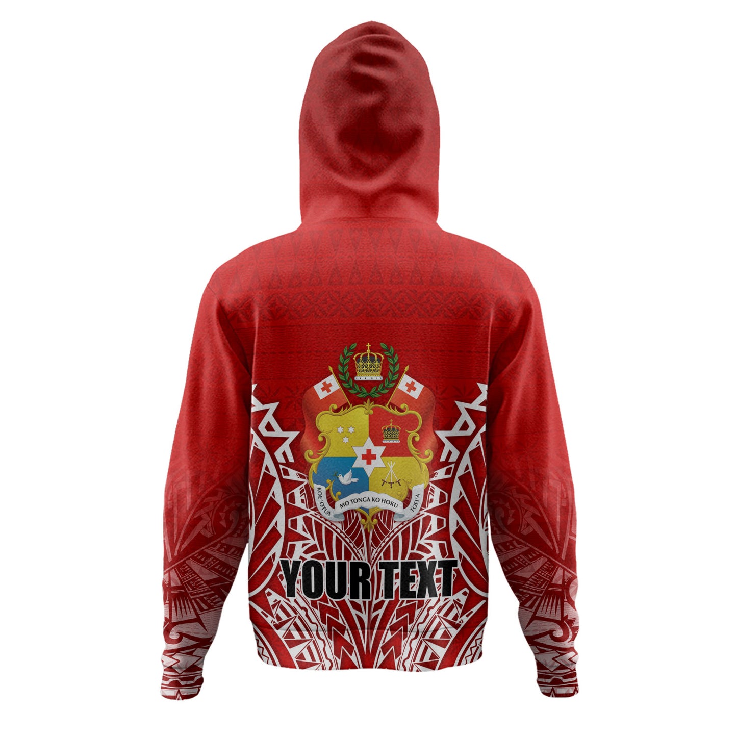 Tonga Custom Personalised Hoodie Seal With Flag Style