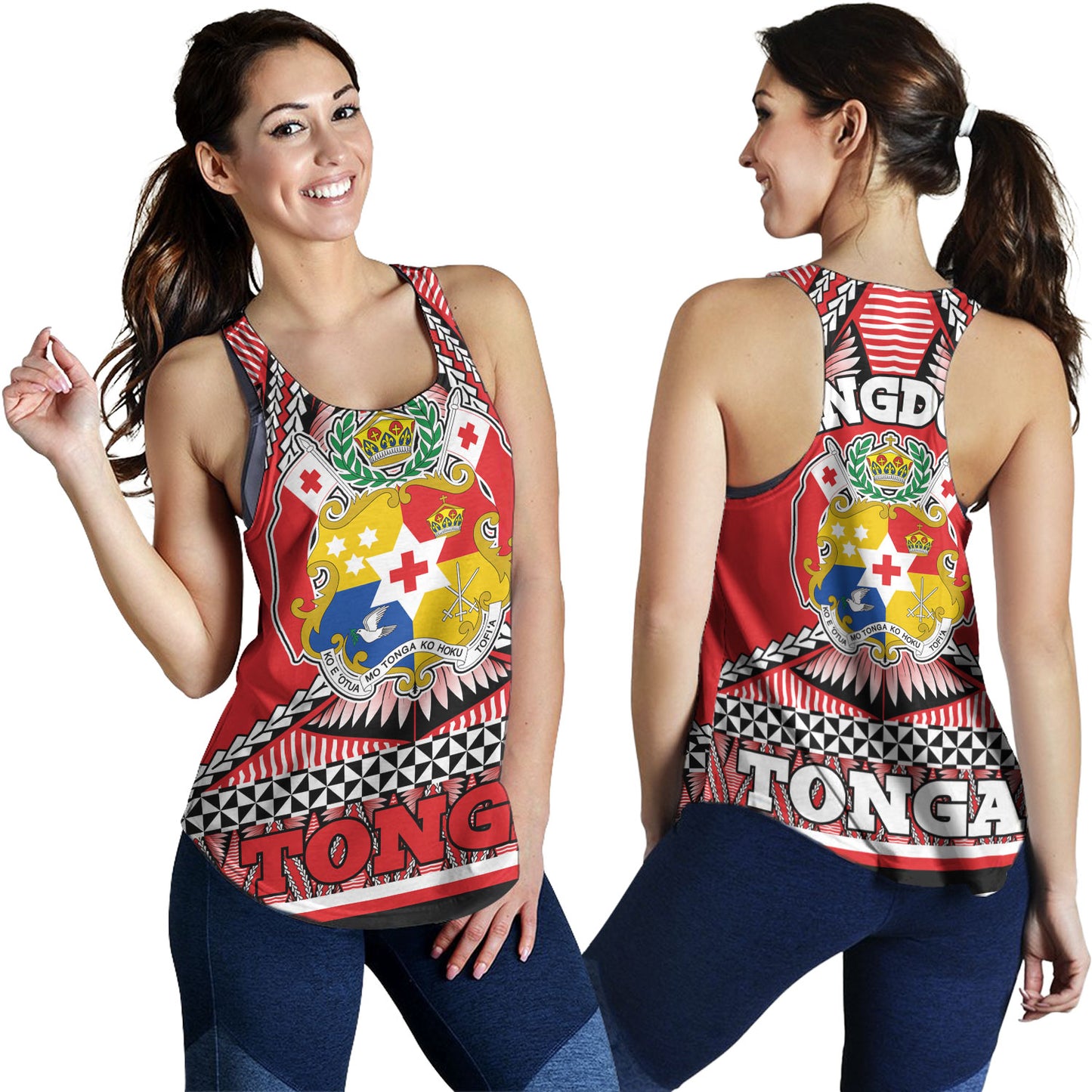 Tonga Women Tank  Tonga Kingdom Tongan Ngatu Style