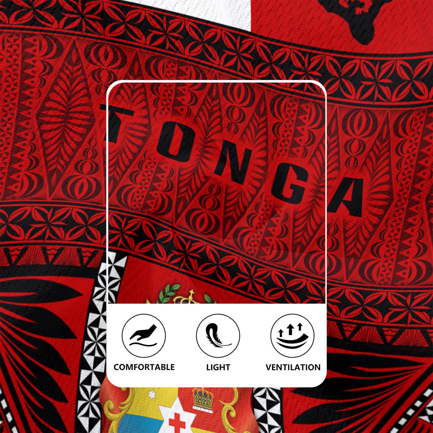 Tonga Custom Personalised Rugby Jersey Tonga Ngatu Special Design