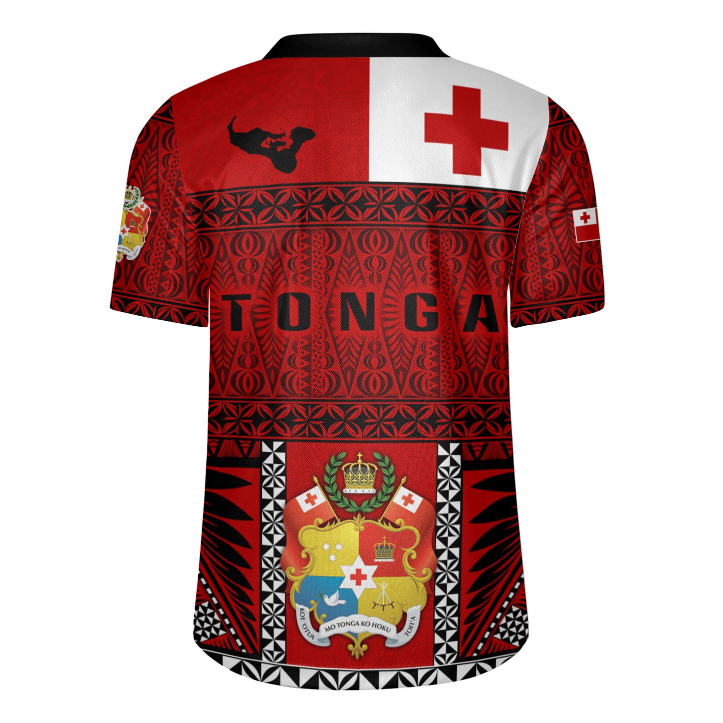 Tonga Custom Personalised Rugby Jersey Tonga Ngatu Special Design