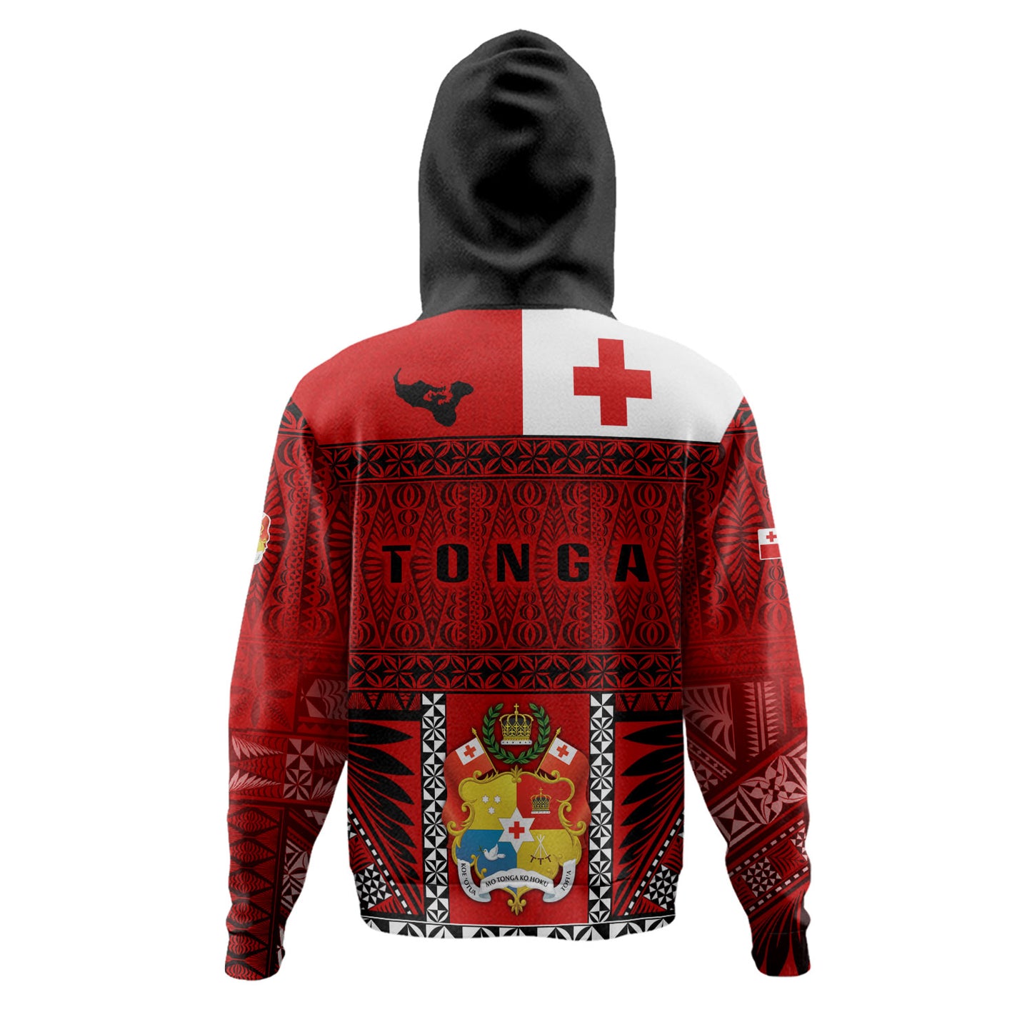 Tonga Custom Personalised Hoodie Tonga Ngatu Special Design