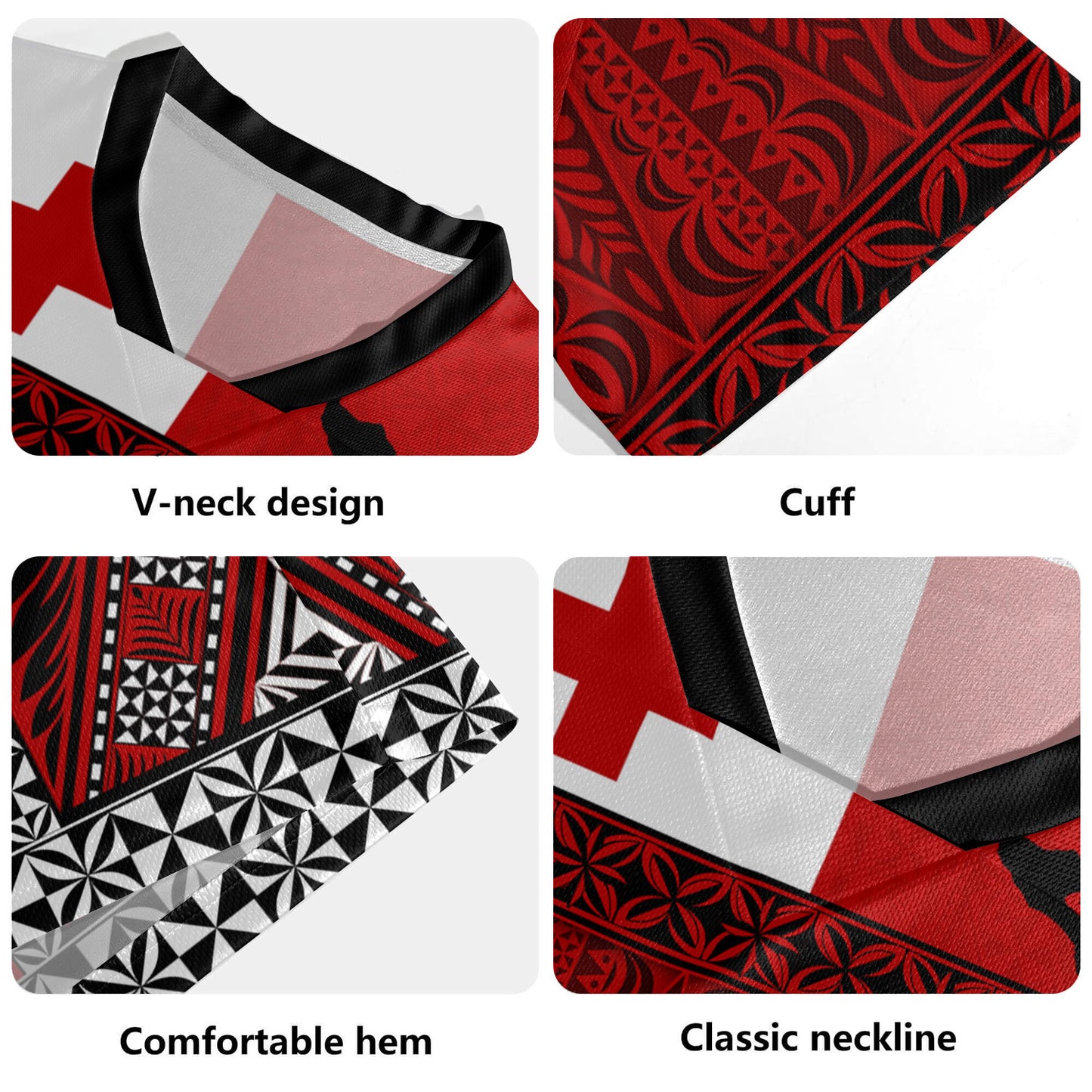 Tonga Custom Personalised Rugby Jersey Tonga Ngatu Special Design