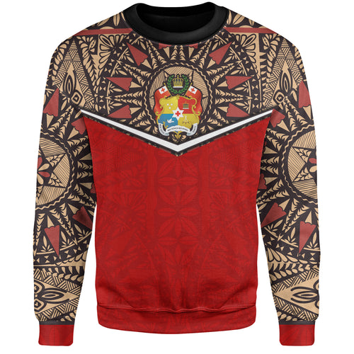 Tonga Sweatshirt Tongan Ngatu Design