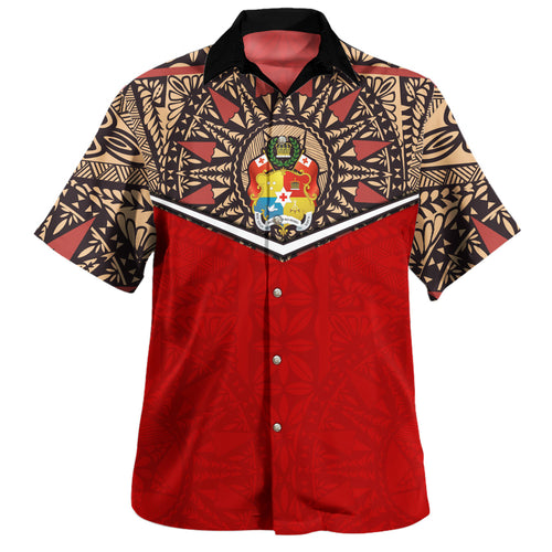 Tonga Hawaiian Shirt Tongan Ngatu Design