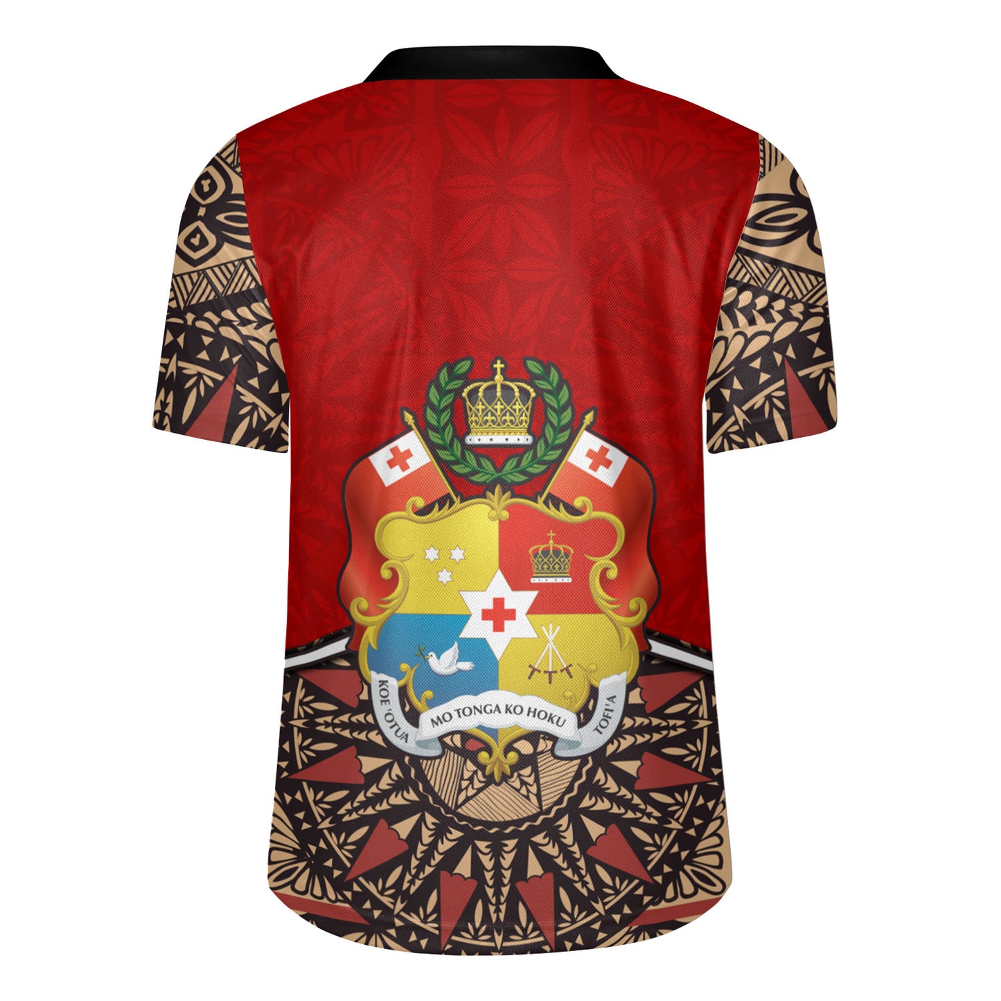 Tonga Rugby Jersey Tongan Ngatu Design