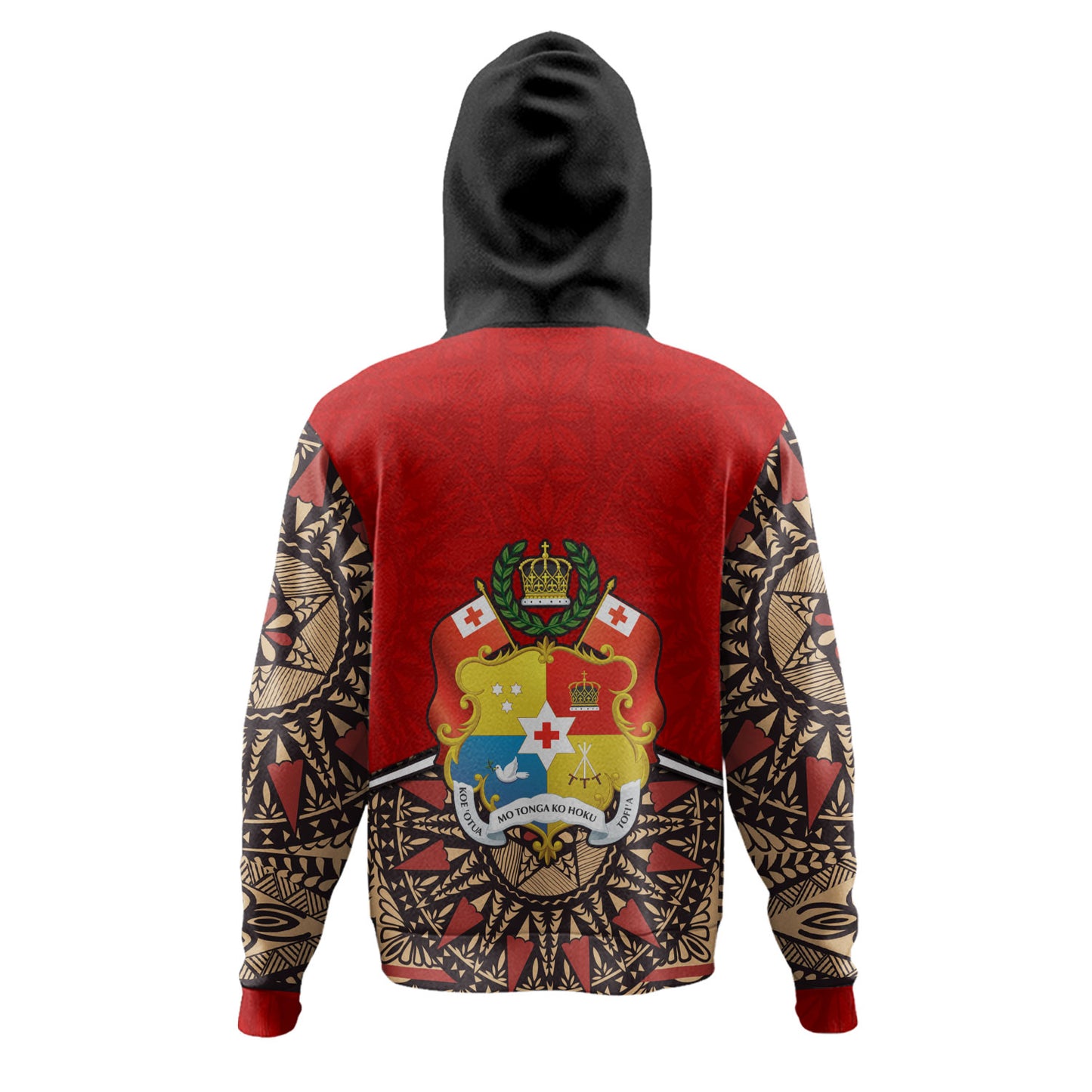 Tonga Hoodie Tongan Ngatu Design