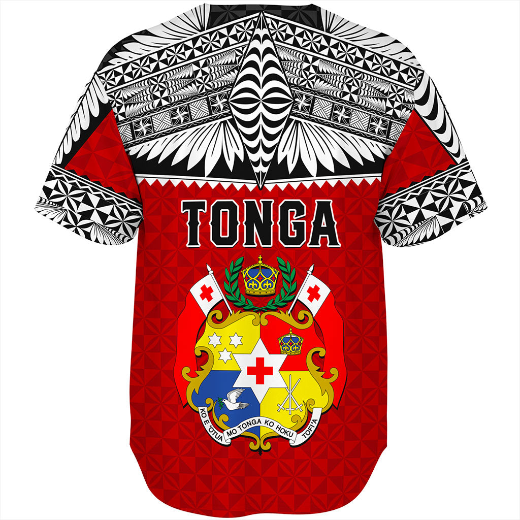 Tonga Baseball Shirt Ngatu Design Tribal New Style