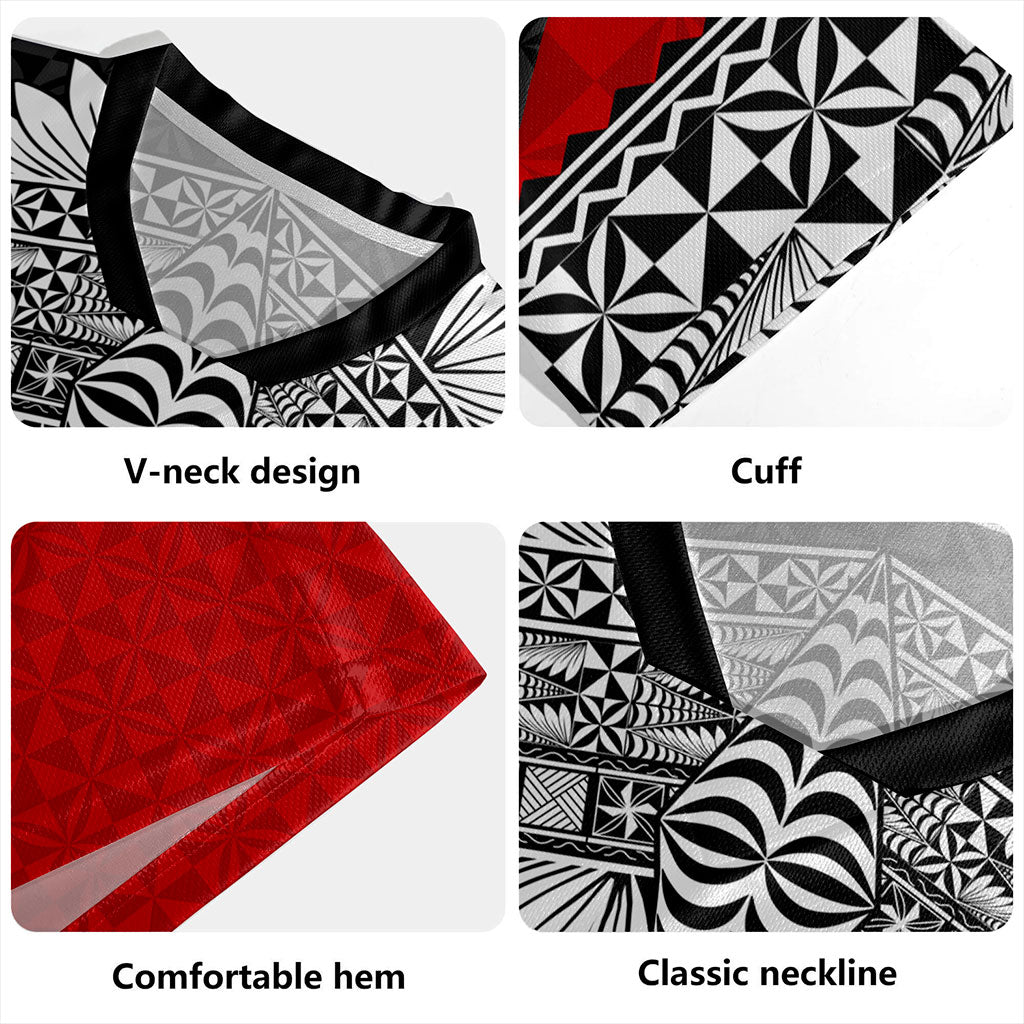 Tonga Rugby Jersey Ngatu Design Tribal New Style