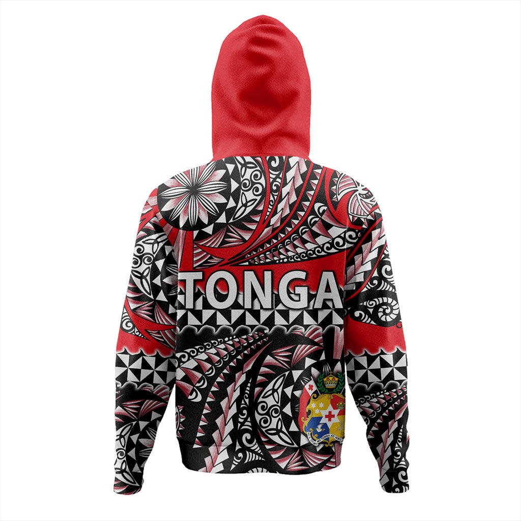 Tonga Hoodie Polynesian Tattoo Tongan Tapa