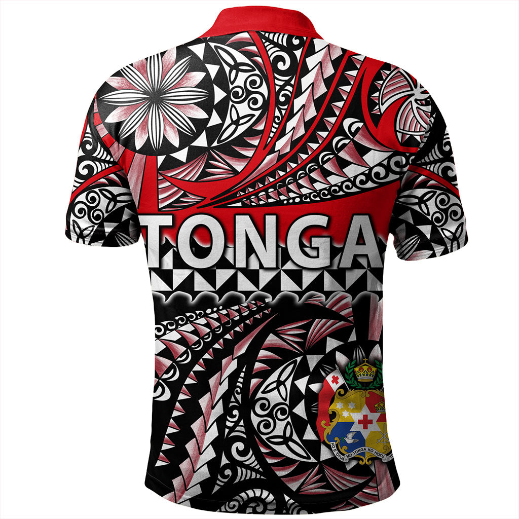 Tonga Polo Shirt Polynesian Tattoo Tongan Tapa