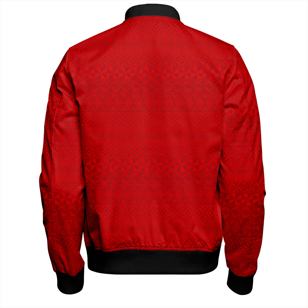 Tonga Bomber Jacket Ngatu Crack Style Ver.1