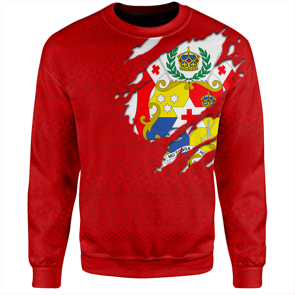 Tonga Sweatshirt Ngatu Crack Style Ver.1