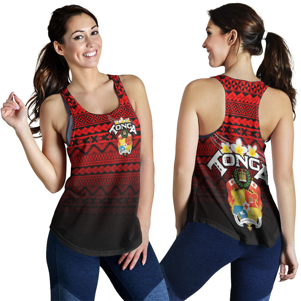 Tonga Women Racerback Tank - Tongan Patterns Culture