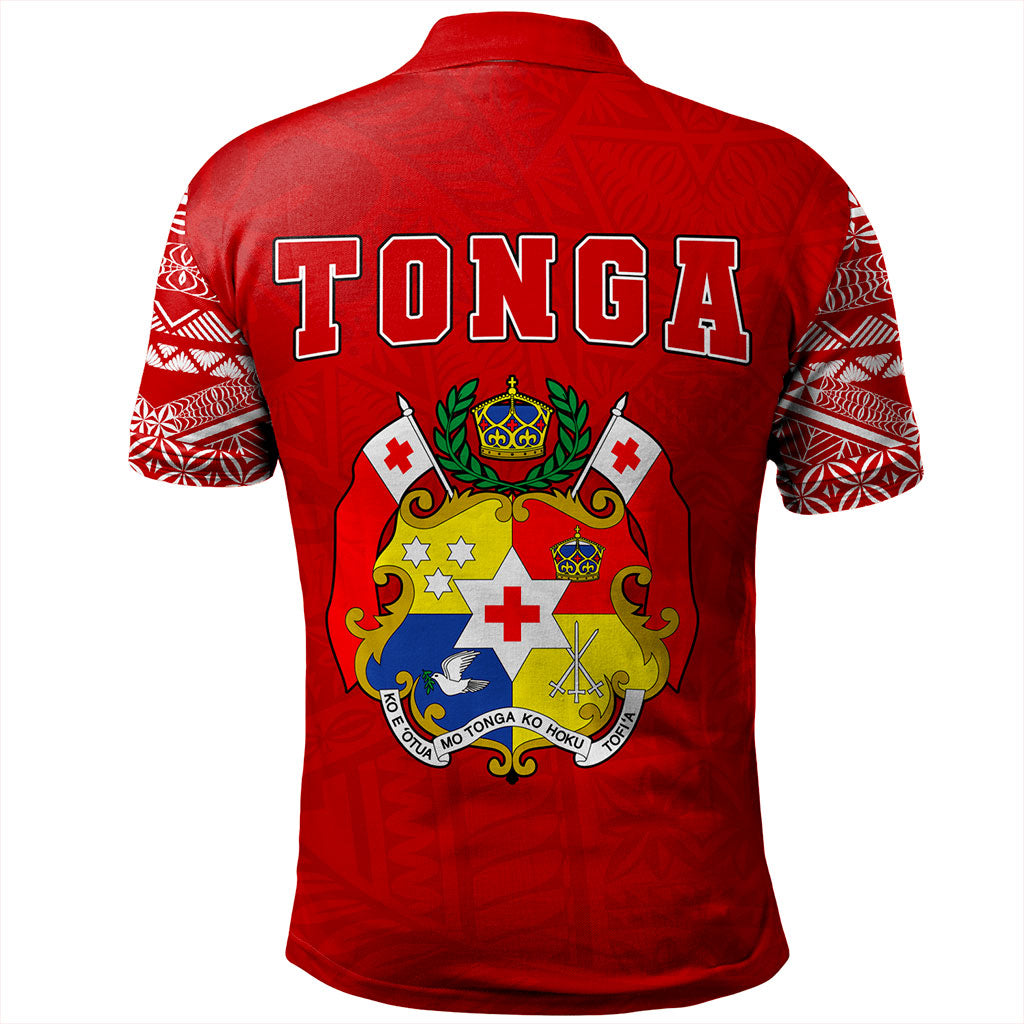 Tonga Polo Shirt Ngatu Pattern Seal Athletic