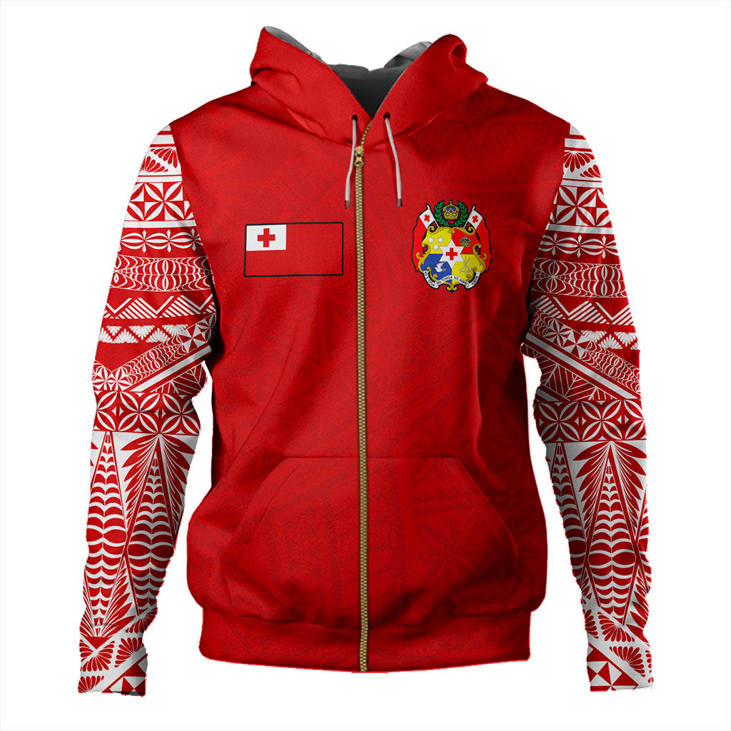 Tonga Hoodie Ngatu Pattern Seal Athletic