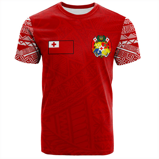 Tonga T-Shirt Ngatu Pattern Seal Athletic