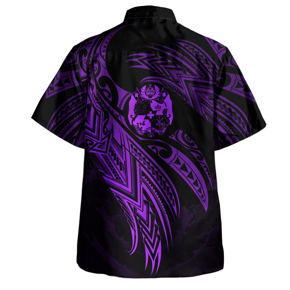 Tonga Custom Personalised Hawaiian Shirt Legend Color Version