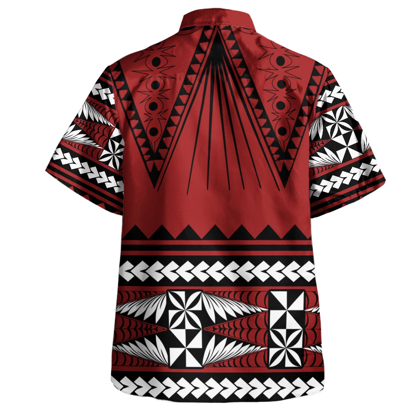 Tonga Hawaiian Shirt Ngatu Pattern Style