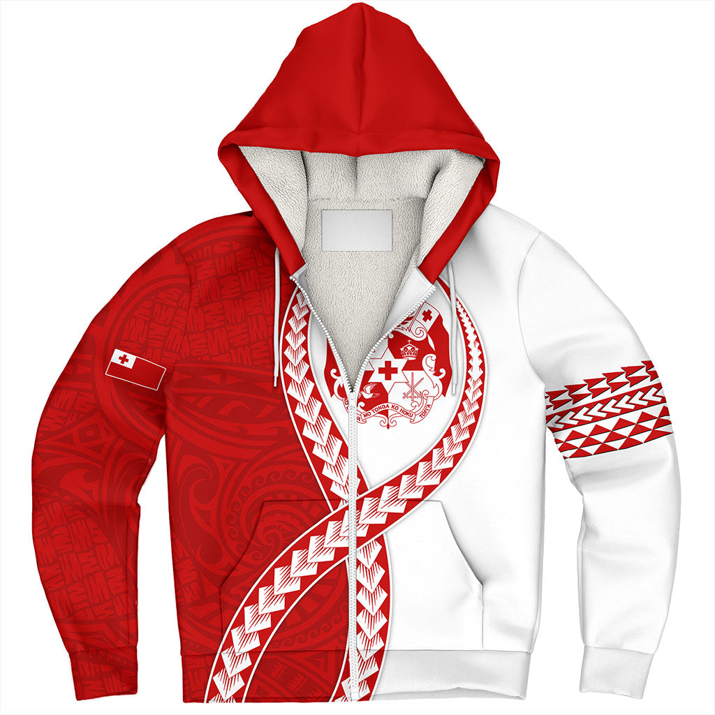 Tonga Sherpa Hoodie Tribal Polynesian In My Heart