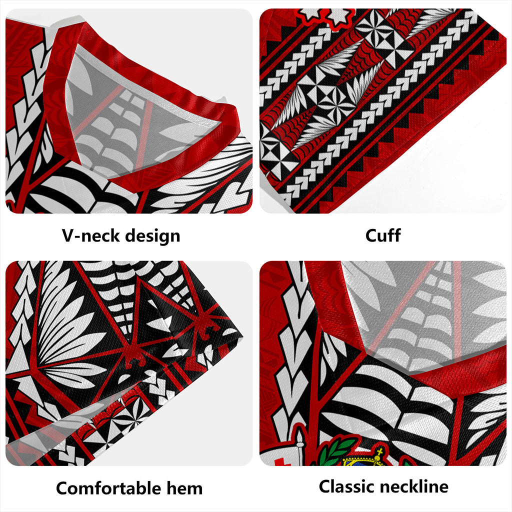 Tonga Rugby Jersey Traditional Tongan Piece