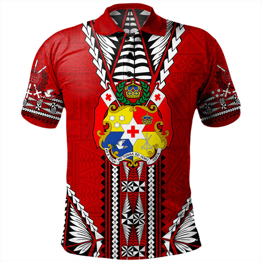 Tonga Polo Shirt Traditional Tongan Piece