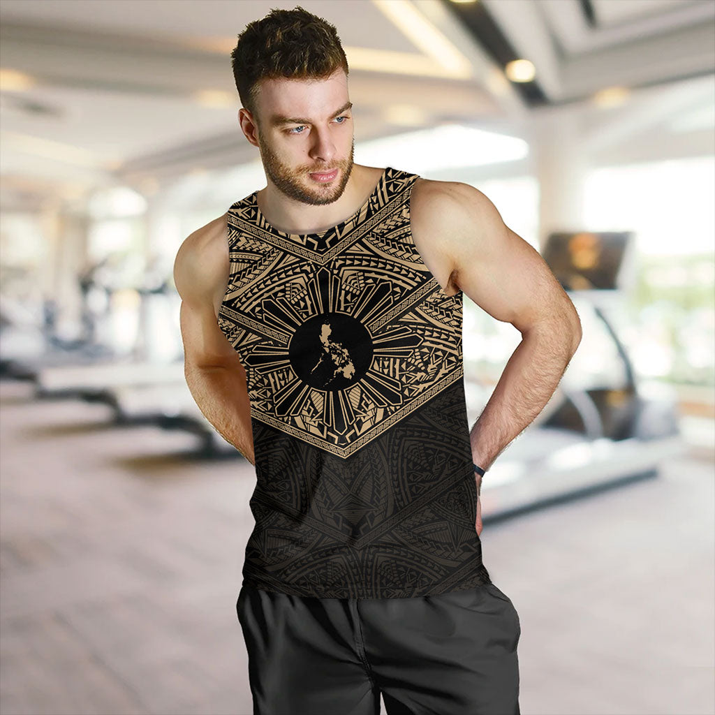 Philippines Filipinos Tank Top Traditional Tribal Tattoo Sun