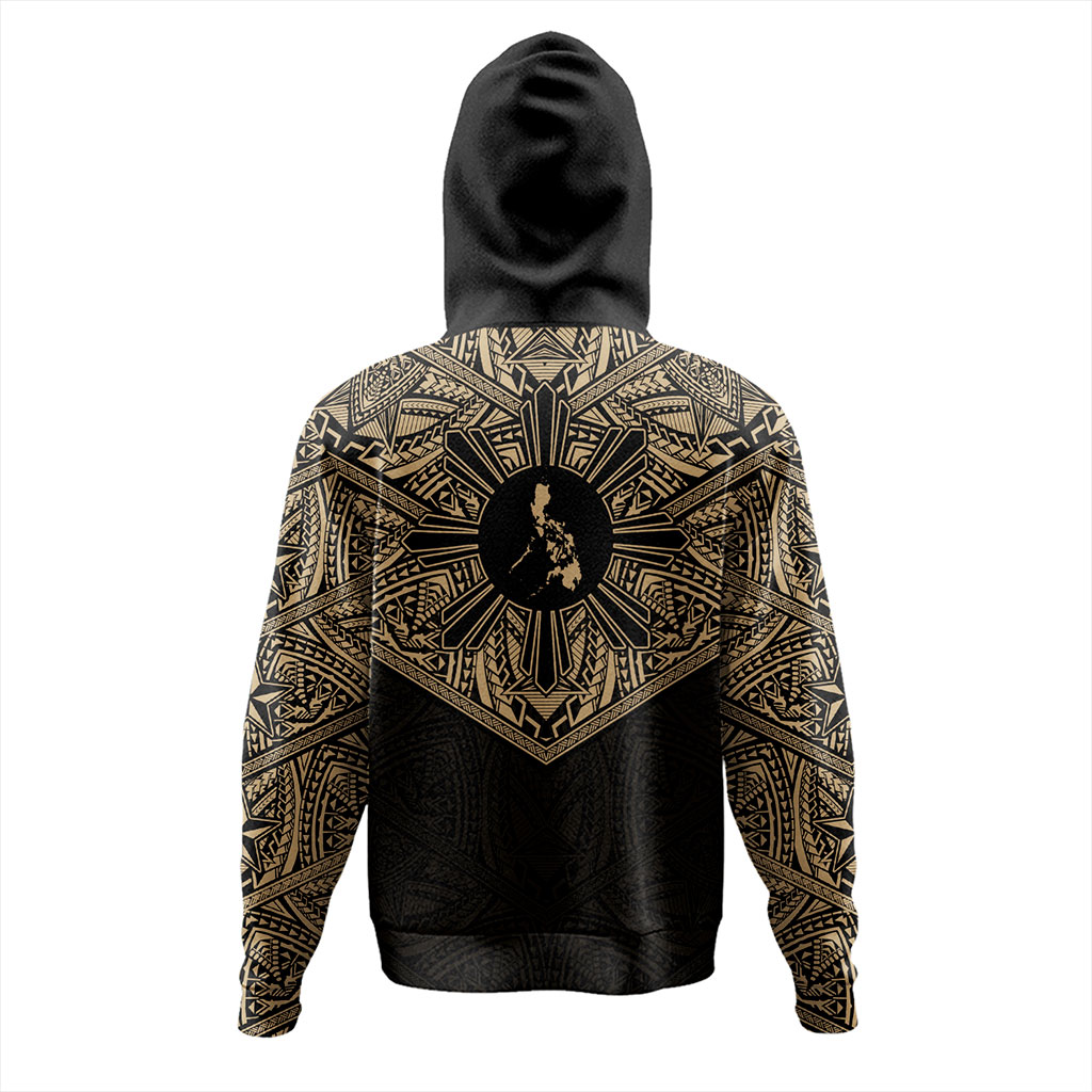 Philippines Filipinos Hoodie Traditional Tribal Tattoo Sun
