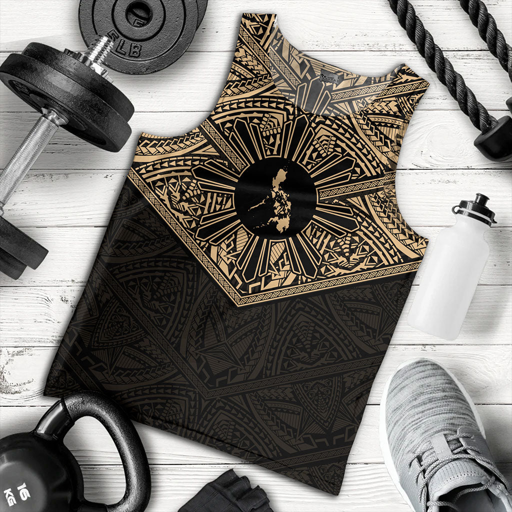 Philippines Filipinos Tank Top Traditional Tribal Tattoo Sun