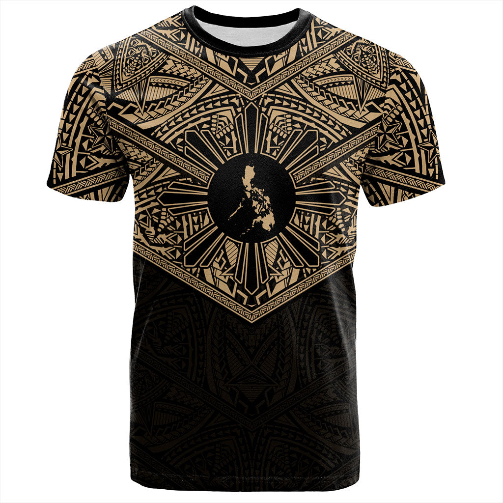Philippines Filipinos T-Shirt Traditional Tribal Tattoo Sun
