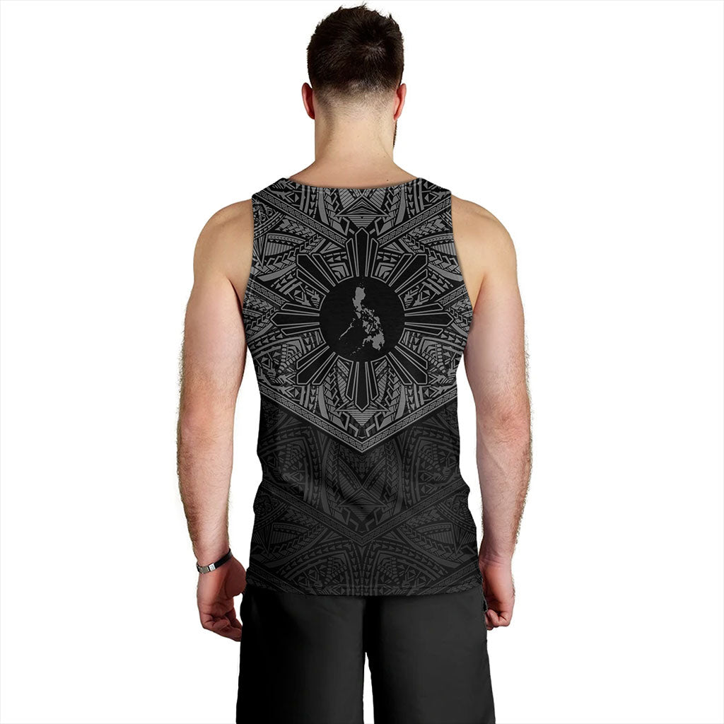 Philippines Filipinos Tank Top Traditional Tribal Tattoo Sun