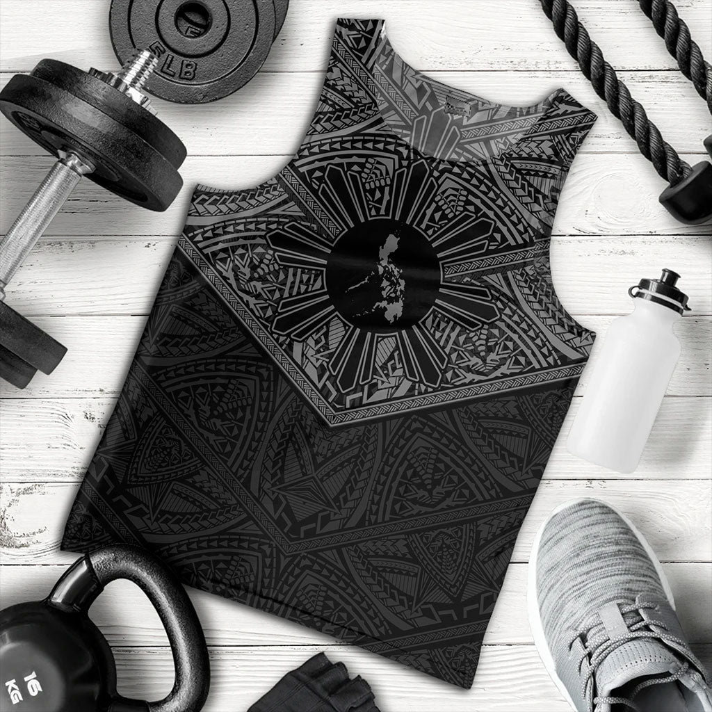 Philippines Filipinos Tank Top Traditional Tribal Tattoo Sun