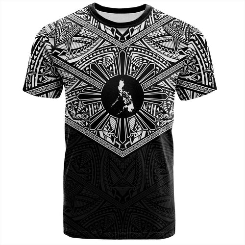 Philippines Filipinos T-Shirt Traditional Tribal Tattoo Sun