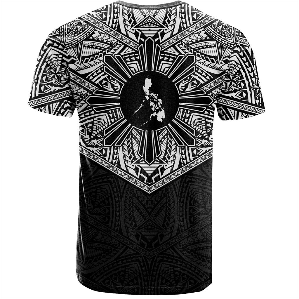 Philippines Filipinos T-Shirt Traditional Tribal Tattoo Sun