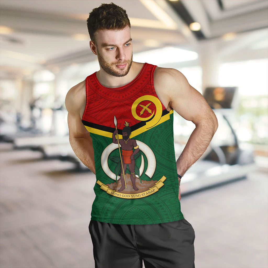 Vanuatu Tank Top Tribal Flag Sport Style