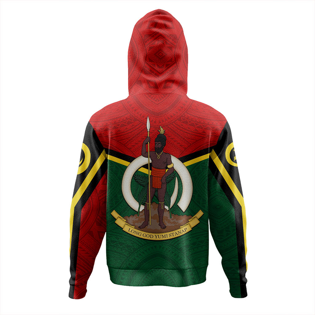 Vanuatu Hoodie Tribal Flag Sport Style