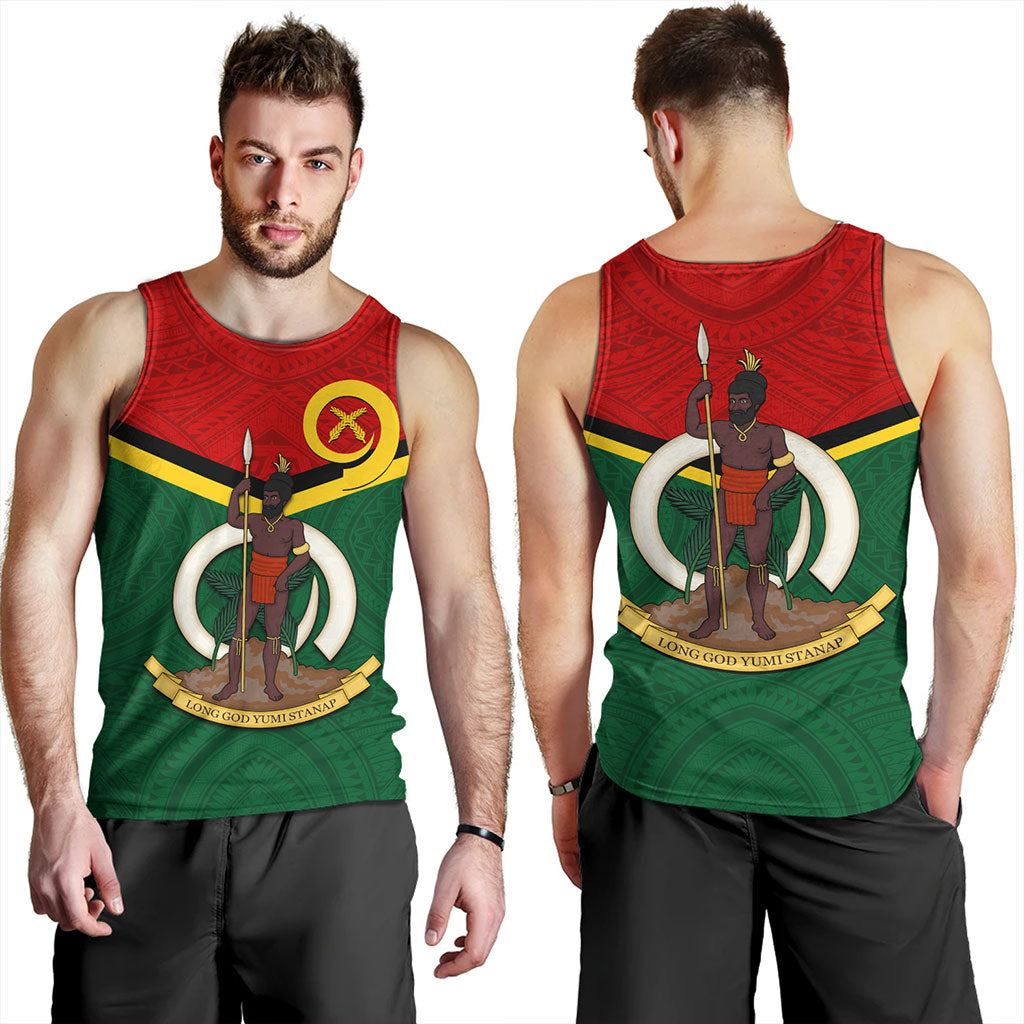 Vanuatu Tank Top Tribal Flag Sport Style