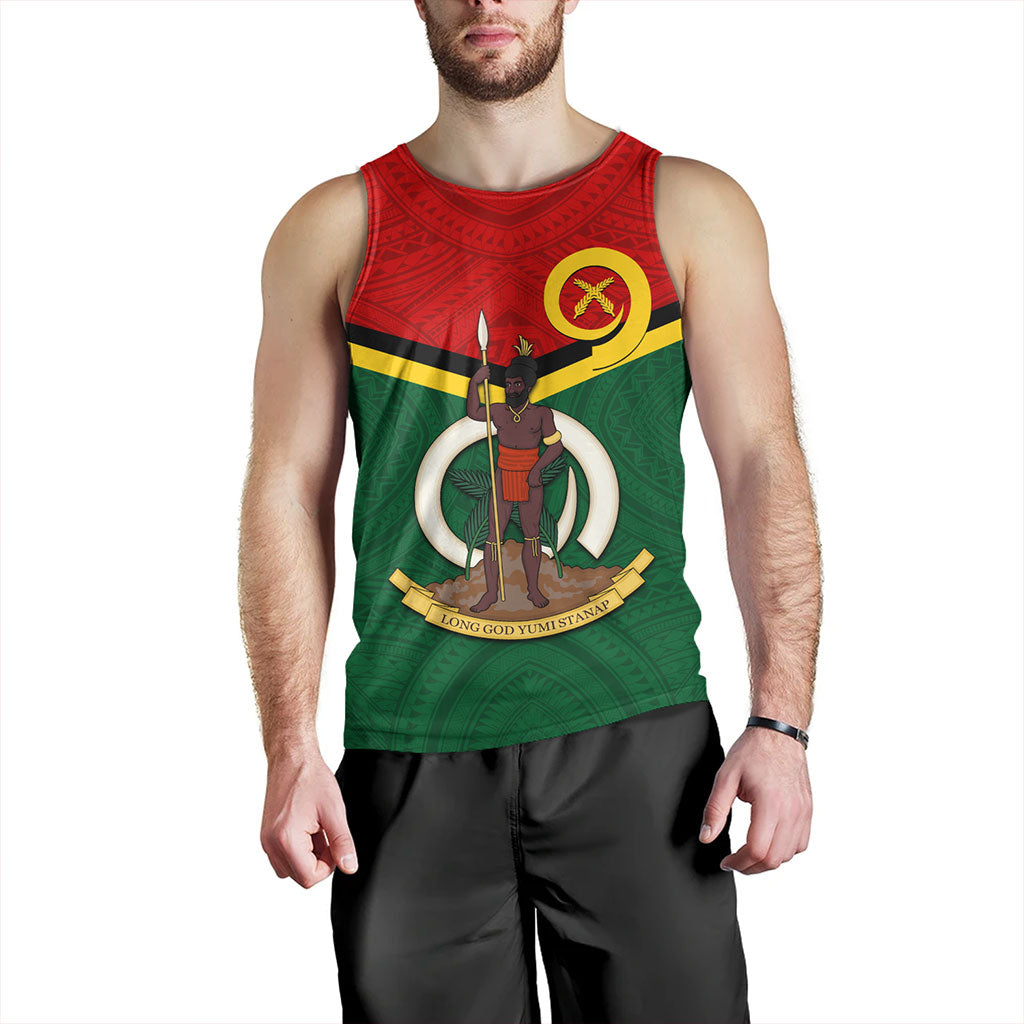 Vanuatu Tank Top Tribal Flag Sport Style