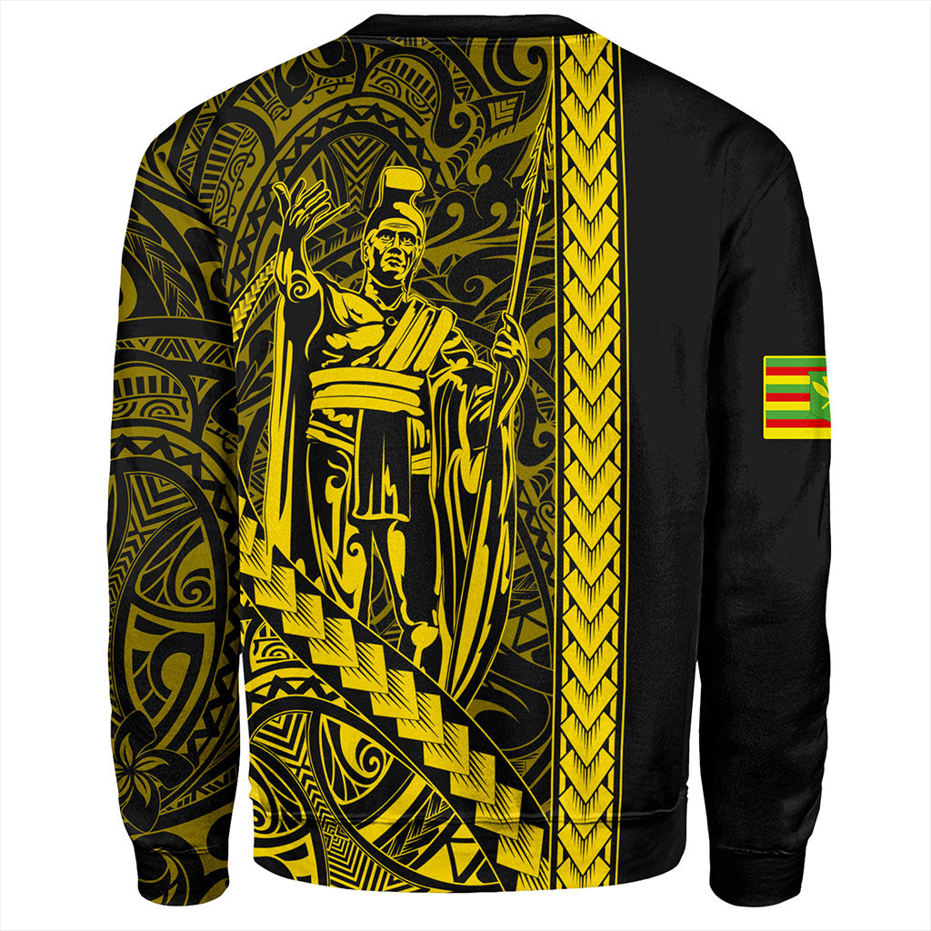 Hawaii Sweatshirt Tribal Polynesian Kanaka Maoli King Kamehameha