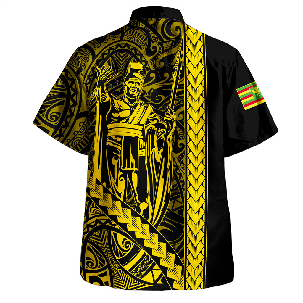 Hawaii Hawaiian Shirt Tribal Polynesian Kanaka Maoli King Kamehameha