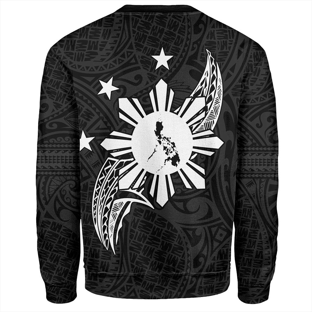 Philippines Filipinos Sweatshirt Tribal Tattoo Art Style